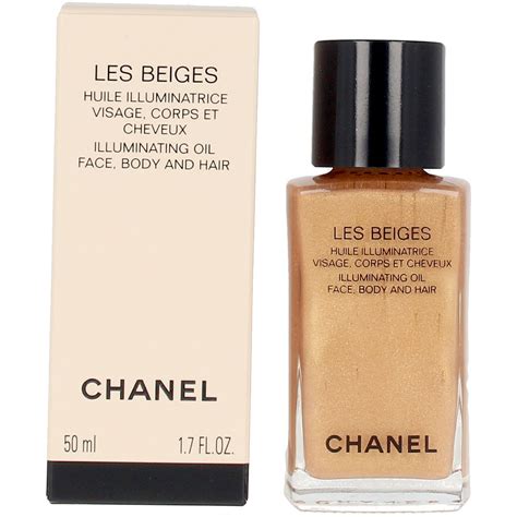 chanel les beiges huile illuminatrice visage corps et cheveux